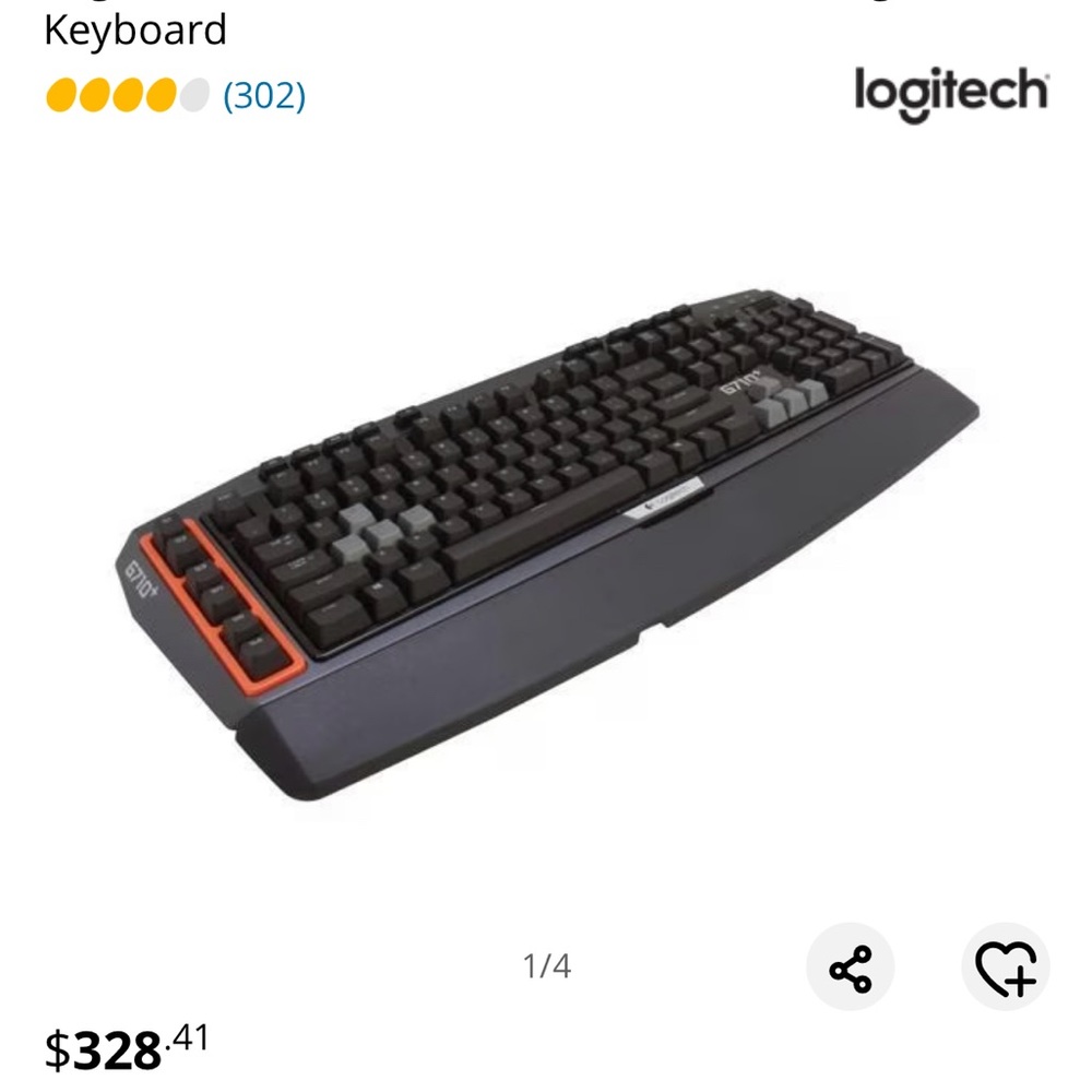 Logitech G710 Plus mechanical gaming keyboard